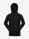NAX Черна мъжка основна блуза с качулка NAX Geoc