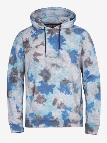 NAX Сиво-синя мъжка шарена качулка NAX Zenur