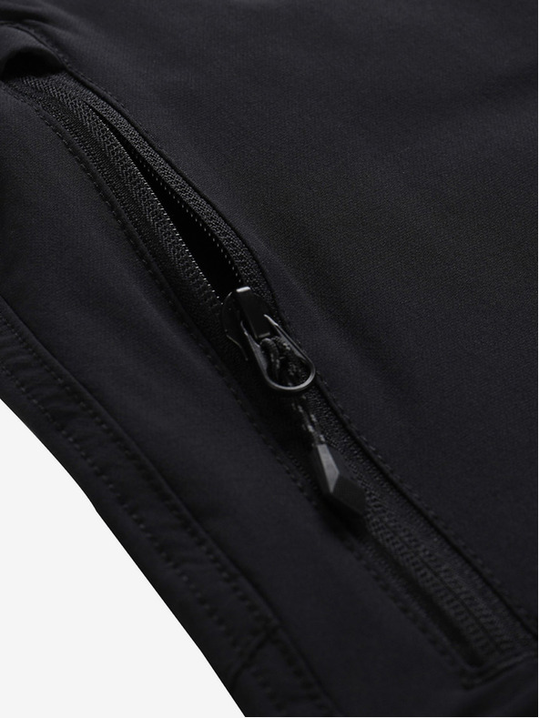 ALPINE PRO Черни мъжки софтшел панталони ALPINE PRO Span