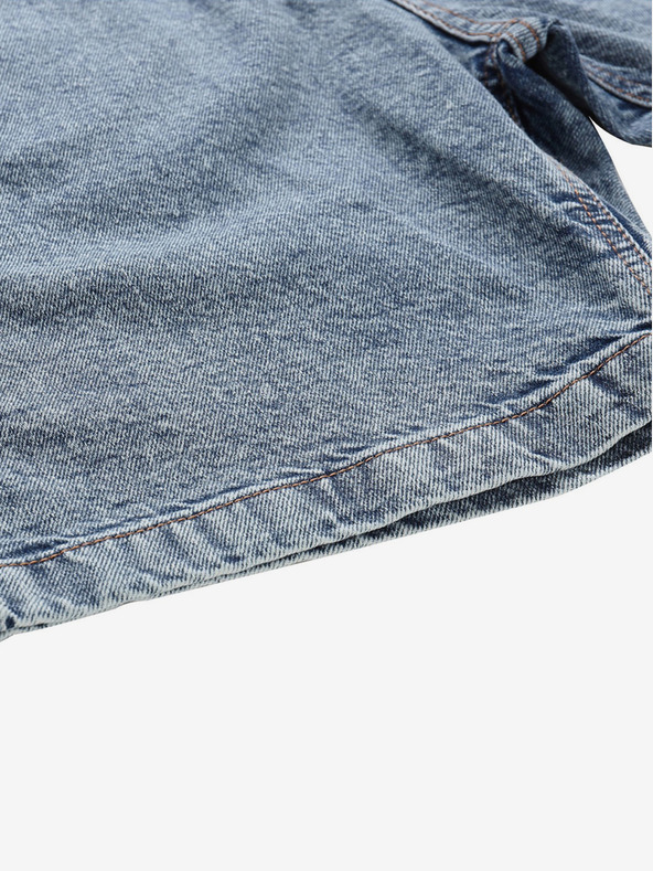 NAX Сини дамски къси панталони от деним NAX UKENA