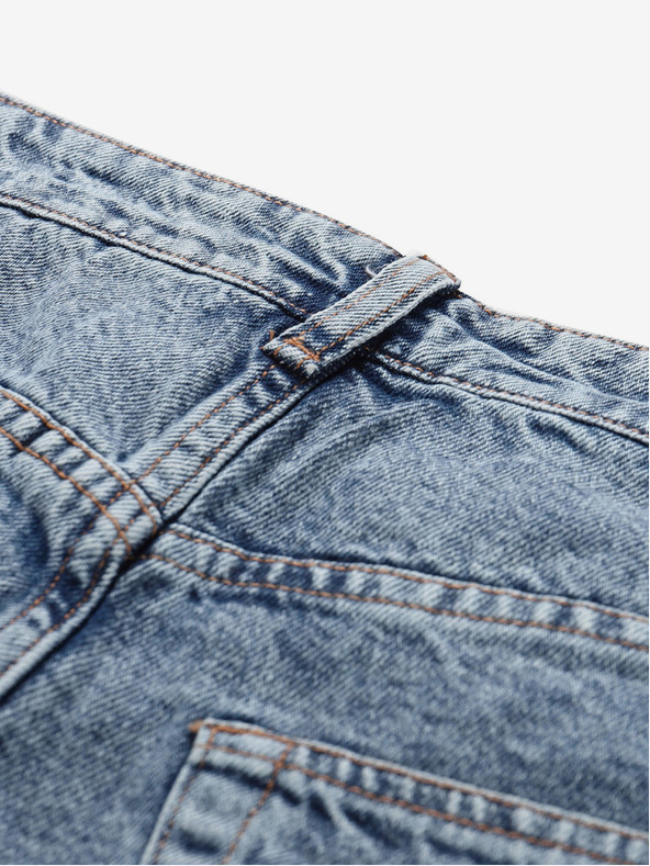 NAX Сини дамски къси панталони от деним NAX UKENA