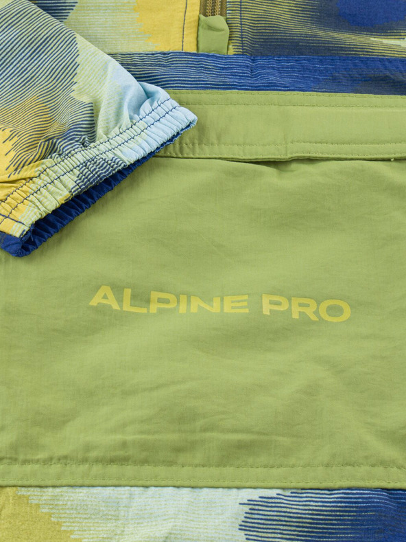 ALPINE PRO Синьо-зелено детско водоотблъскващо яке ALPINE PRO GOZERO
