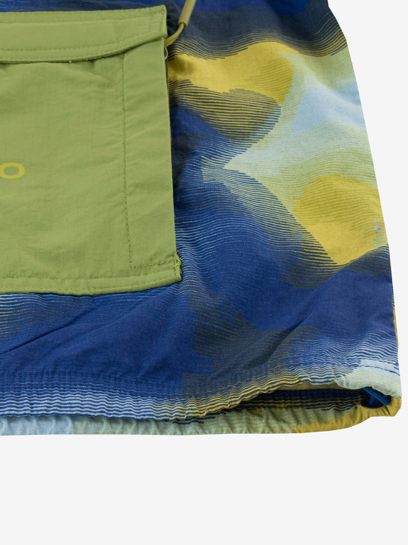 ALPINE PRO Синьо-зелено детско водоотблъскващо яке ALPINE PRO GOZERO