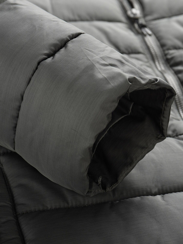 ALPINE PRO Сиво мъжко зимно ватирано яке ALPINE PRO GARAT