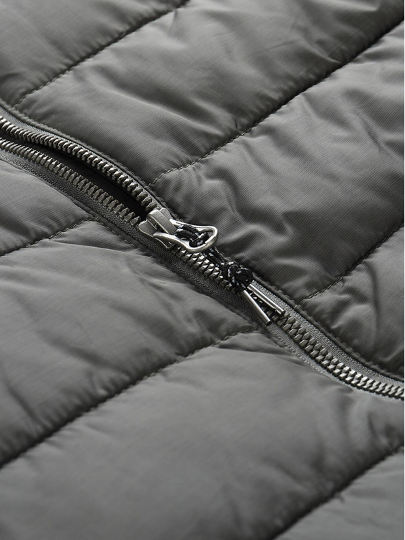 ALPINE PRO Сиво мъжко зимно ватирано яке ALPINE PRO GARAT