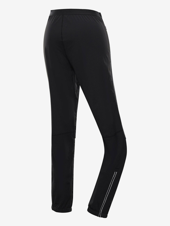 ALPINE PRO Черен мъжки бързосъхнещ панталон ALPINE PRO SAMUL