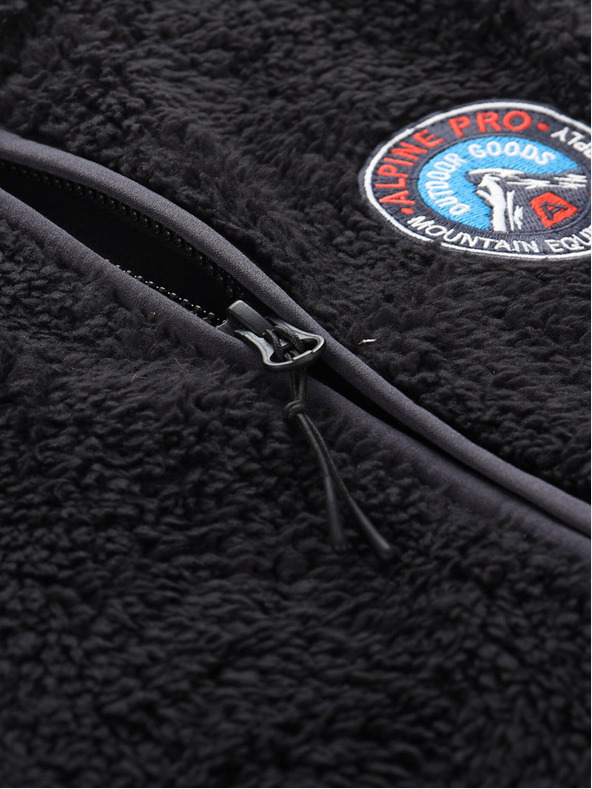 ALPINE PRO Черна детска жилетка ALPINE PRO OKARO