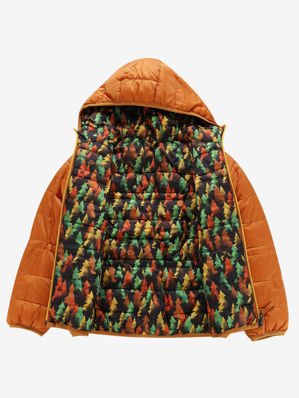 ALPINE PRO Кафяво детско двустранно зимно яке ALPINE PRO EROMO