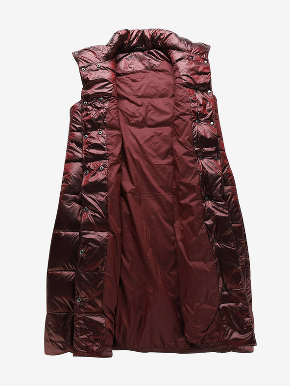 ALPINE PRO Дамска ватирана зимна жилетка в цвят бордо ALPINE PRO UREFA