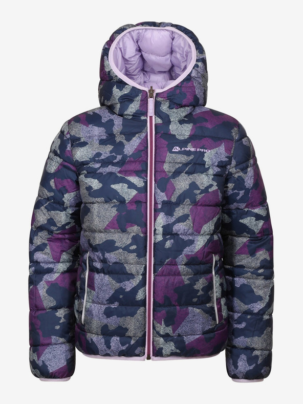 ALPINE PRO Лилаво детско двустранно зимно яке ALPINE PRO EROMO