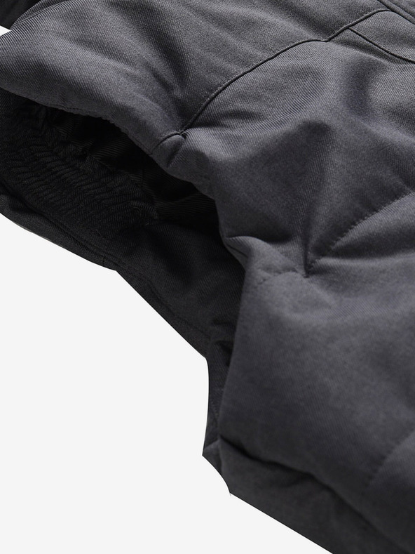 ALPINE PRO Тъмно сива дамска зимна ватирана жилетка с мембрана ALPINE PRO HARDA