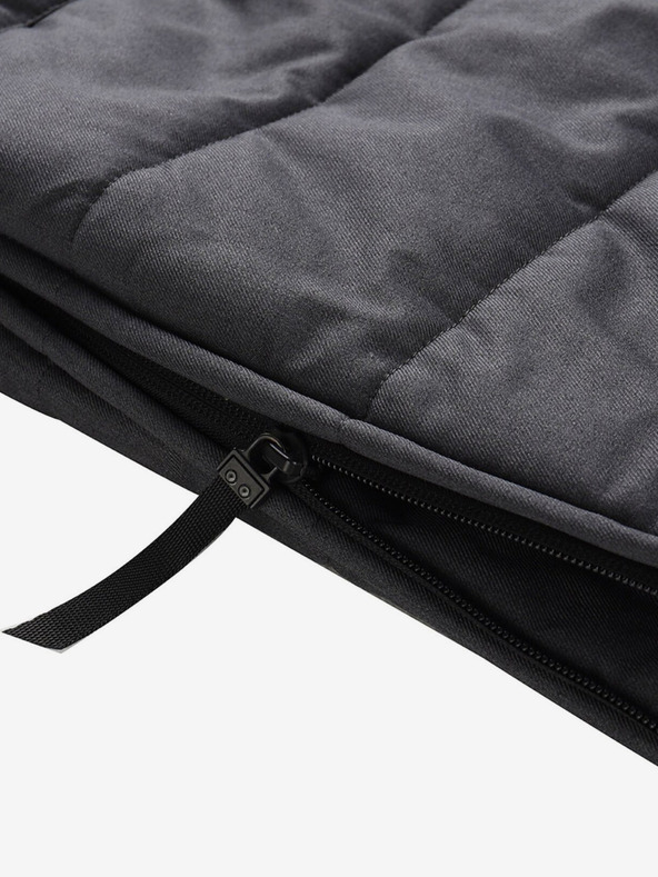 ALPINE PRO Тъмно сива дамска зимна ватирана жилетка с мембрана ALPINE PRO HARDA