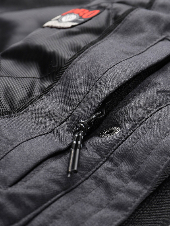 ALPINE PRO Тъмно сива дамска зимна ватирана жилетка с мембрана ALPINE PRO HARDA