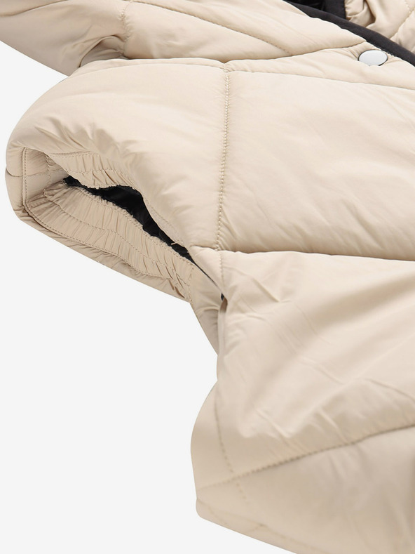 NAX Кремава дамска зимна ватирана жилетка NAX ELEDA