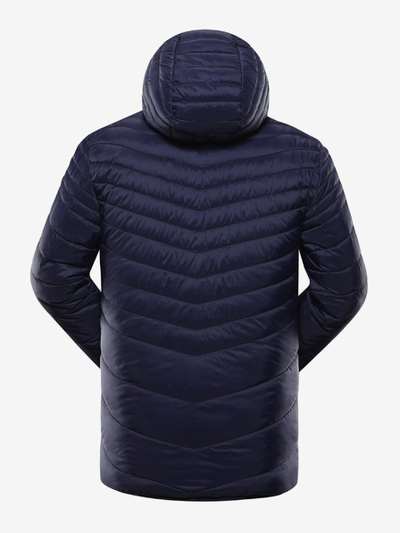 ALPINE PRO Кафяво и синьо мъжко двустранно зимно яке ALPINE PRO EROM