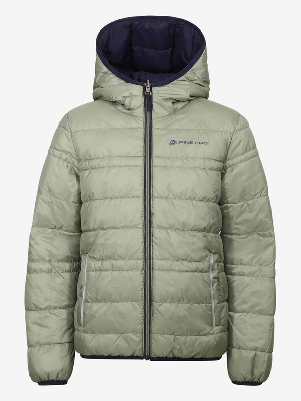 ALPINE PRO Хаки-синьо детско двустранно зимно яке ALPINE PRO EROMO