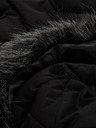 ALPINE PRO Черно дамско зимно ватирано палто ALPINE PRO GOSBERA