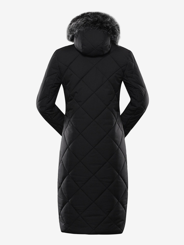 ALPINE PRO Черно дамско зимно ватирано палто ALPINE PRO GOSBERA