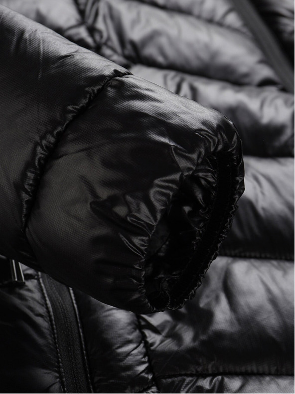 ALPINE PRO Черно дамско зимно ватирано палто ALPINE PRO OREFA