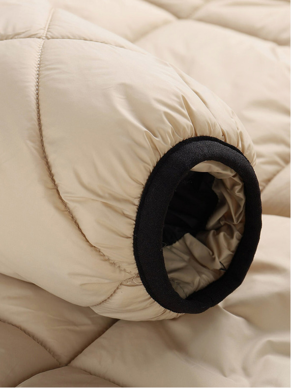 NAX Бежово дамско зимно ватирано палто NAX ZARGA