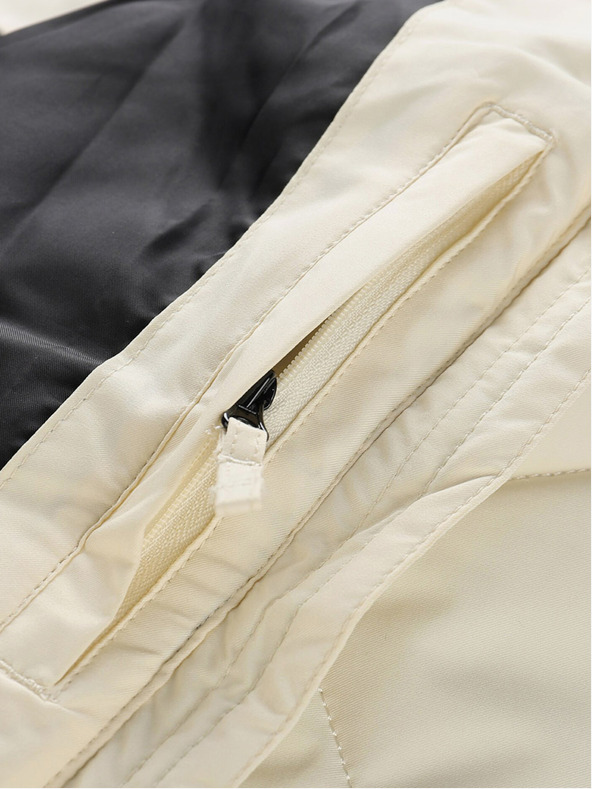 ALPINE PRO Кремаво дамско зимно яке ALPINE PRO LODERA