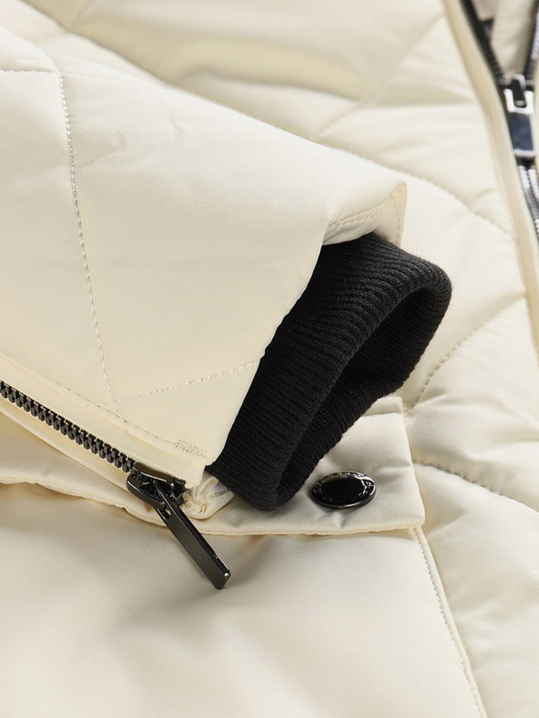 ALPINE PRO Кремаво дамско зимно яке ALPINE PRO LODERA