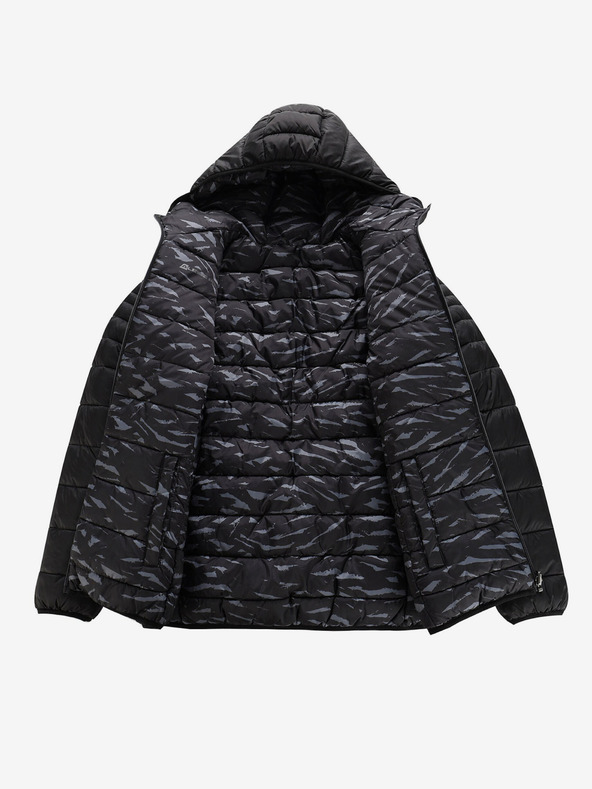 ALPINE PRO Черно дамско двустранно зимно ватирано яке ALPINE PRO EROMA