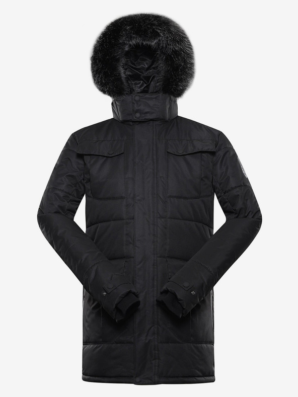 ALPINE PRO Черно мъжко зимно яке ALPINE PRO Egyp