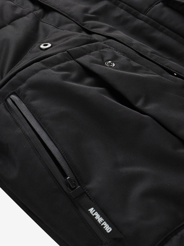 ALPINE PRO Черно мъжко зимно яке ALPINE PRO Egyp