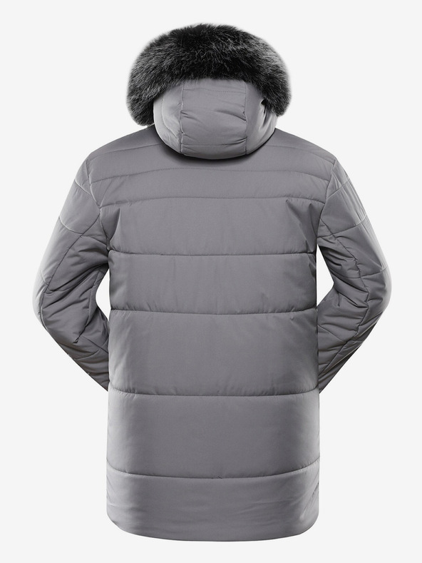 ALPINE PRO Сиво мъжко зимно яке ALPINE PRO LODER