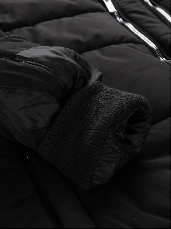 ALPINE PRO Черно мъжко зимно яке ALPINE PRO LODER