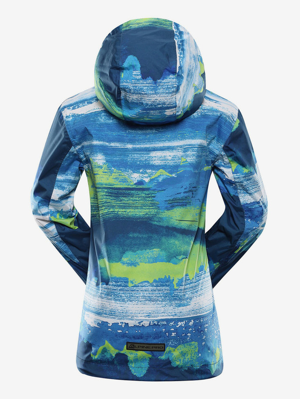 ALPINE PRO Зелено и синьо яке за открито за момчета ALPINE PRO ZEREDO