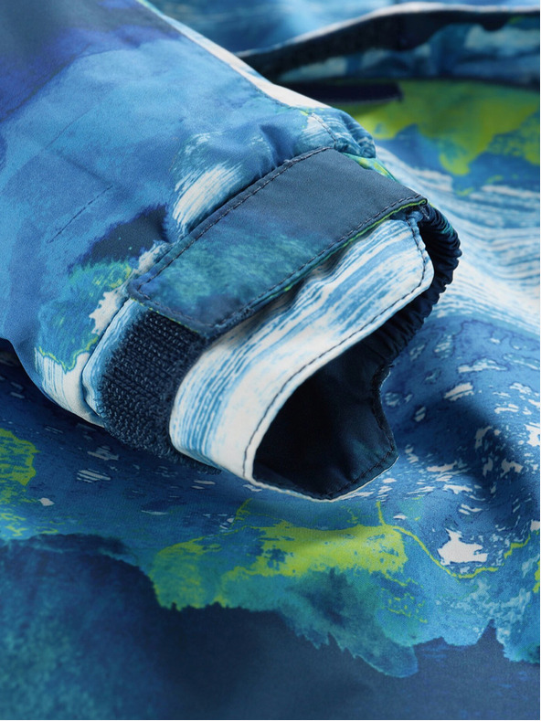 ALPINE PRO Зелено и синьо яке за открито за момчета ALPINE PRO ZEREDO