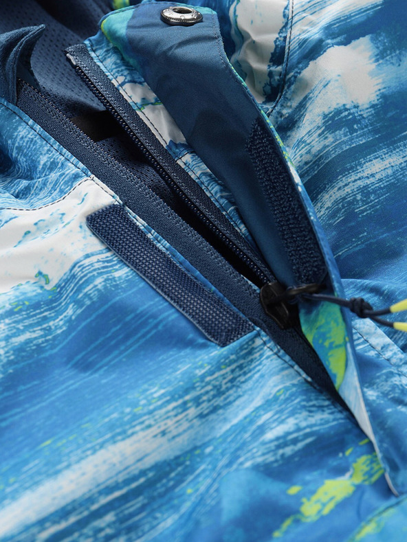 ALPINE PRO Зелено и синьо яке за открито за момчета ALPINE PRO ZEREDO