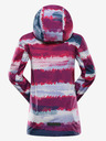 ALPINE PRO Сиво и розово яке за открито за момичета ALPINE PRO ZEREDO