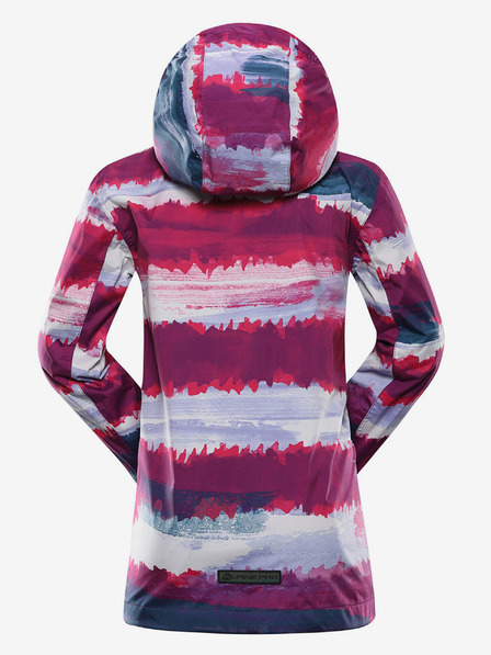 ALPINE PRO Сиво и розово яке за открито за момичета ALPINE PRO ZEREDO