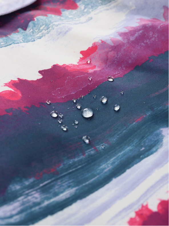 ALPINE PRO Сиво и розово яке за открито за момичета ALPINE PRO ZEREDO