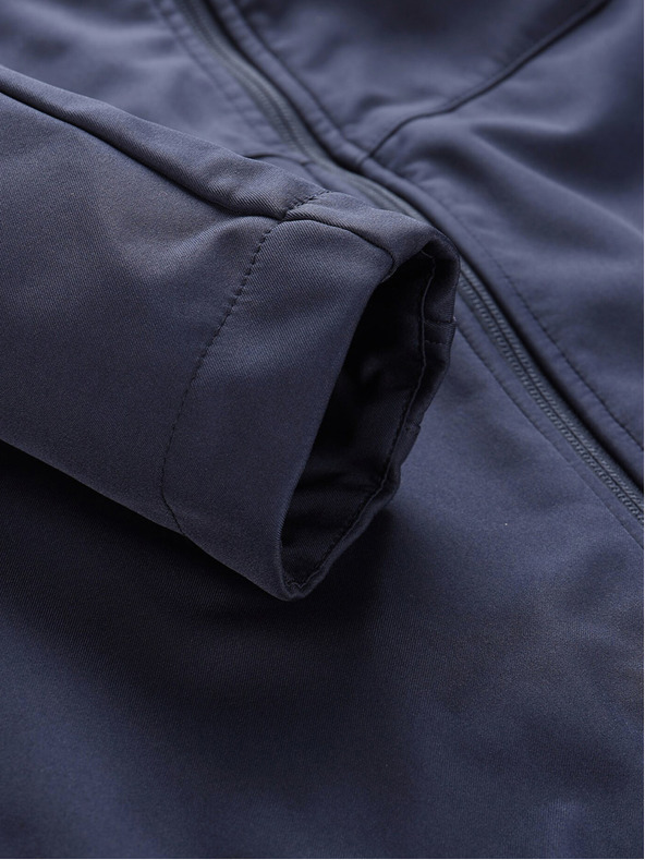 ALPINE PRO Тъмно синьо дамско софтшел палто с качулка ALPINE PRO IBORA