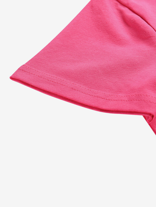 NAX Тъмнорозова дамска основна тениска NAX DELENA