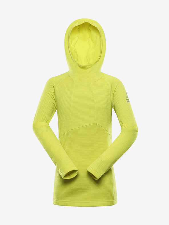 ALPINE PRO Неоново зелен детски функционален суитчър ALPINE PRO Gorfo