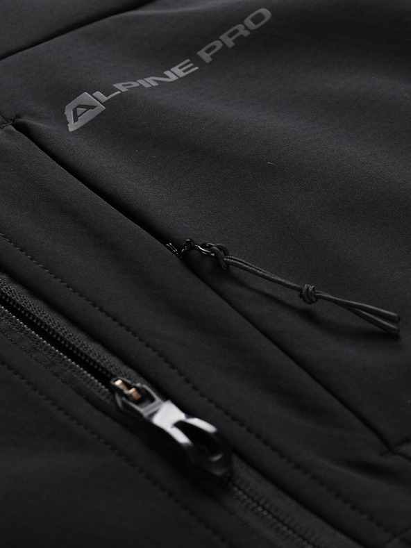 ALPINE PRO Черна мъжка софтшел жилетка ALPINE PRO WERS