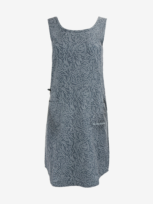 ALPINE PRO Сива дамска шарена рокля ALPINE PRO Cyphera