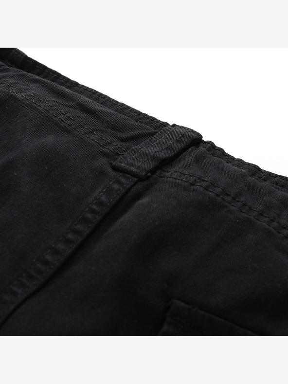 NAX Черни широки дамски товарни панталони NAX Serda