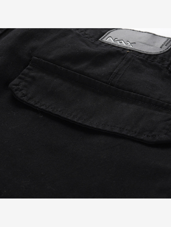 NAX Черни широки дамски товарни панталони NAX Serda