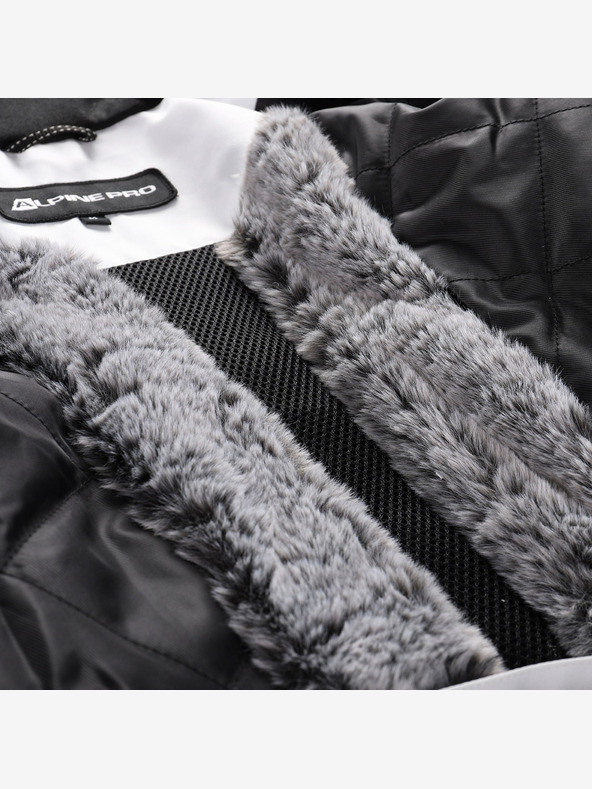 ALPINE PRO Дамско ски яке с мембрана PTX ALPINE PRO OLADA white pb