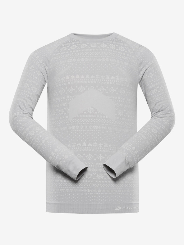 ALPINE PRO Мъжко бързосъхнещо бельо - риза ALPINE PRO AMBOS dk.true сиво