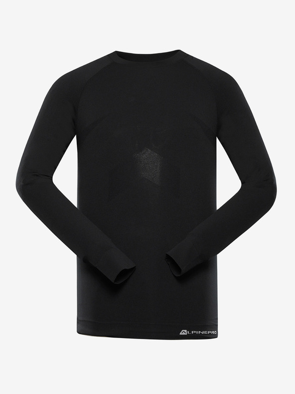 ALPINE PRO Мъжко бързосъхнещо бельо - тениска ALPINE PRO AMBOS черно