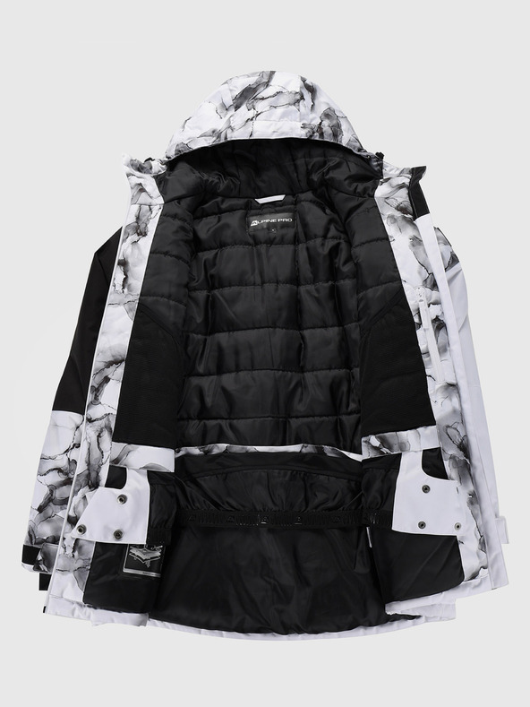 ALPINE PRO Дамско ски яке с ptx мембрана ALPINE PRO UZERA бяло pb