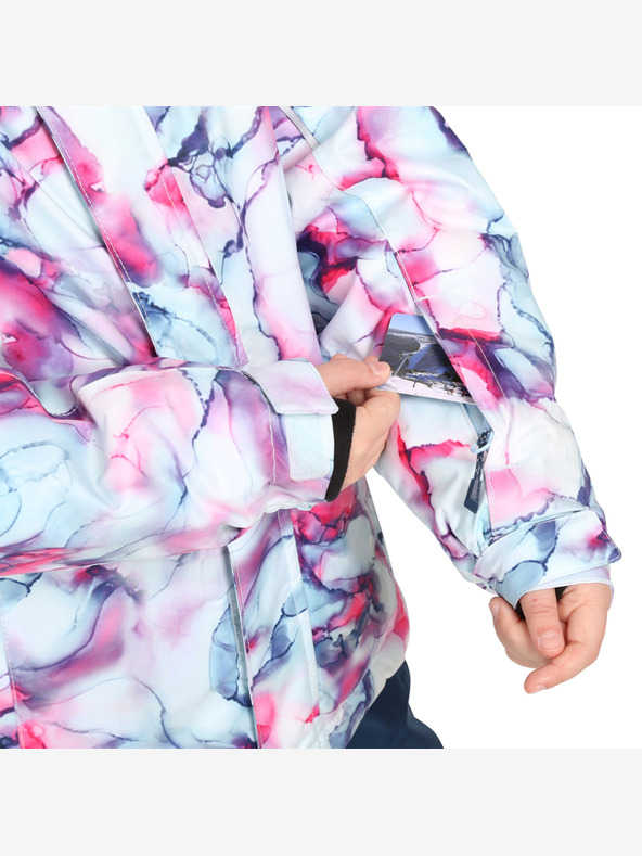 ALPINE PRO Детско ски яке с мембрана ptx ALPINE PRO EDERO аквамарин вариант pb