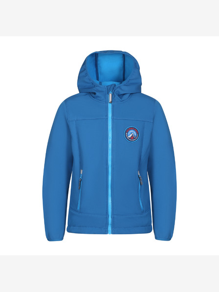 ALPINE PRO Детско софтшел яке с мембрана ALPINE PRO OMANO миконосово синьо